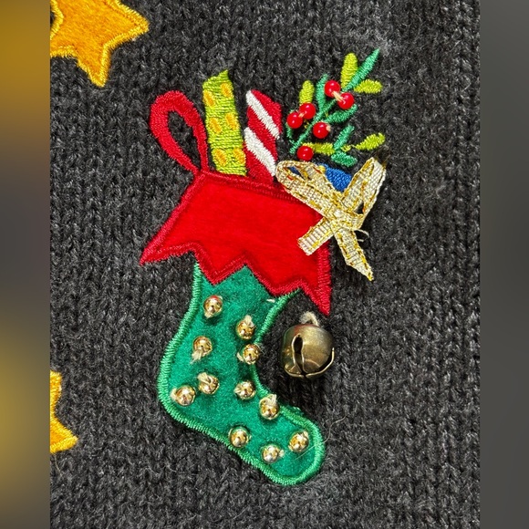 Vintage Christmas Cardigan - Kids 5/6 - Picture 5 of 10